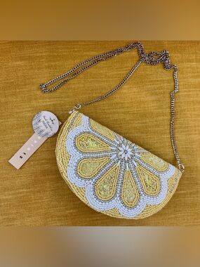 Viral studio 12 Beaded lemon crossbody bag
